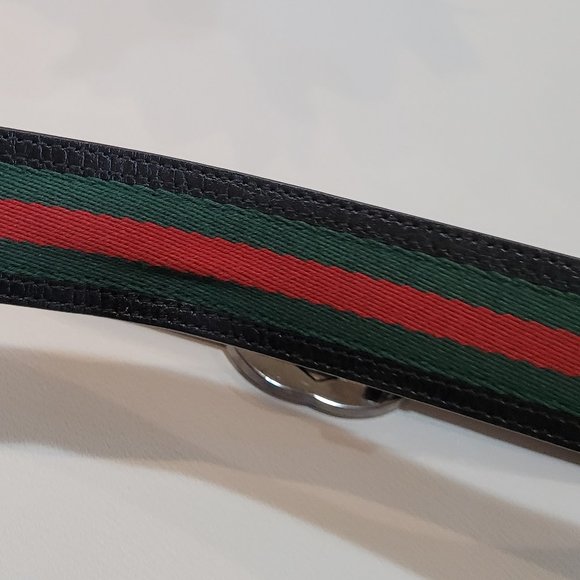 GUCCI~SHERRY LINE~LEATHER BELT - Picture 7 of 14
